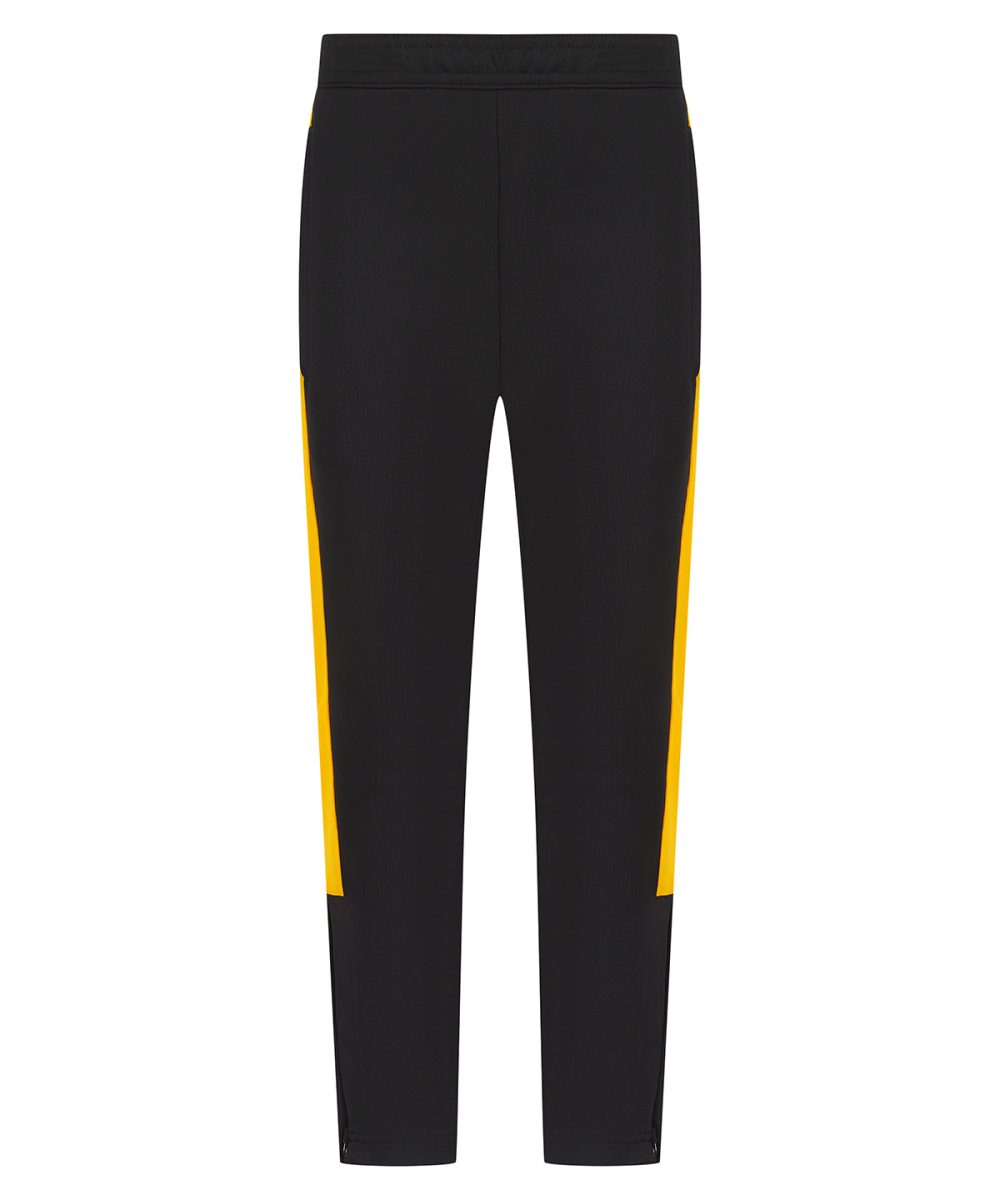 Black/Gold* Knitted tracksuit pants