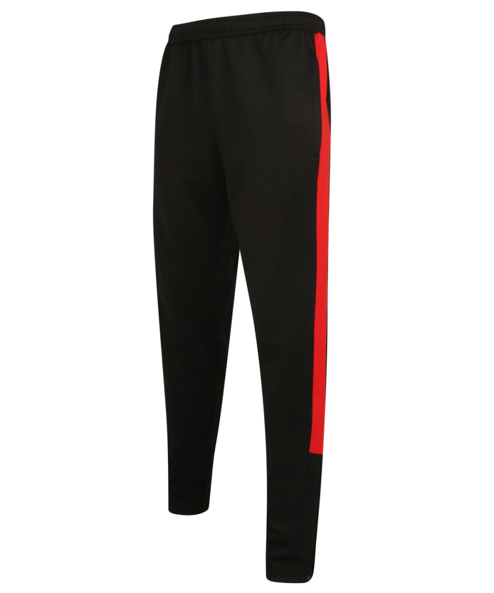 Black/Red* Knitted tracksuit pants