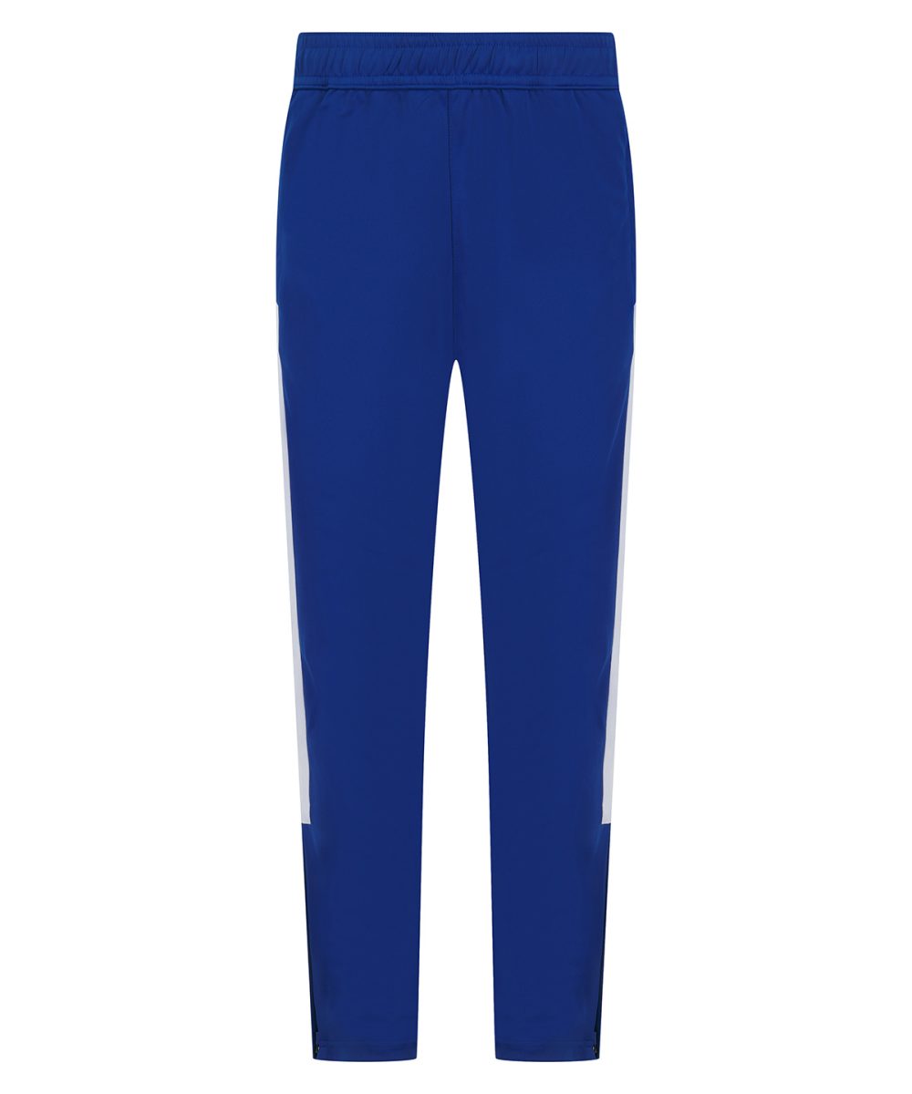 Royal/White Knitted tracksuit pants