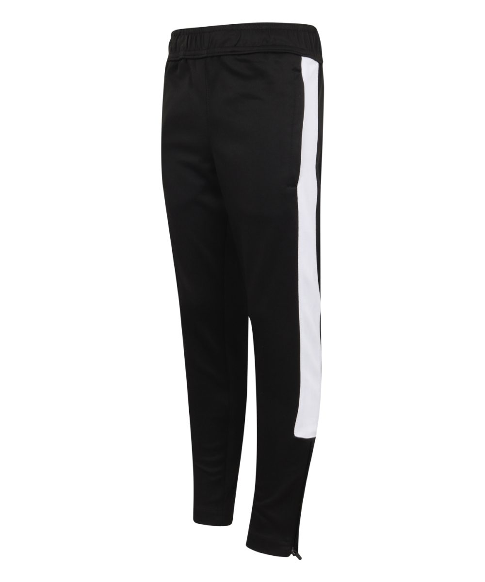 Black/White Kids knitted tracksuit pants