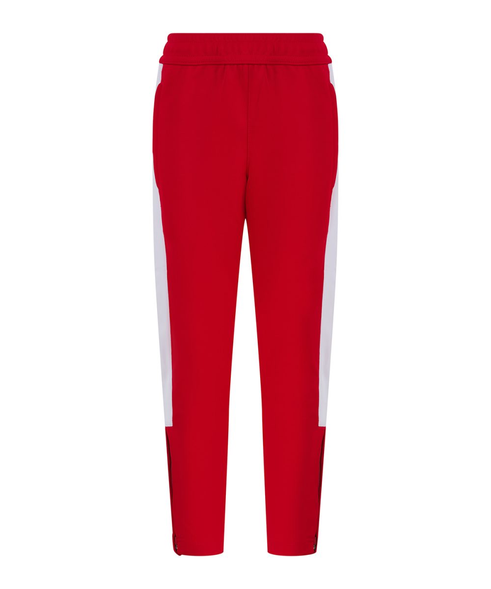 Red/White Kids knitted tracksuit pants