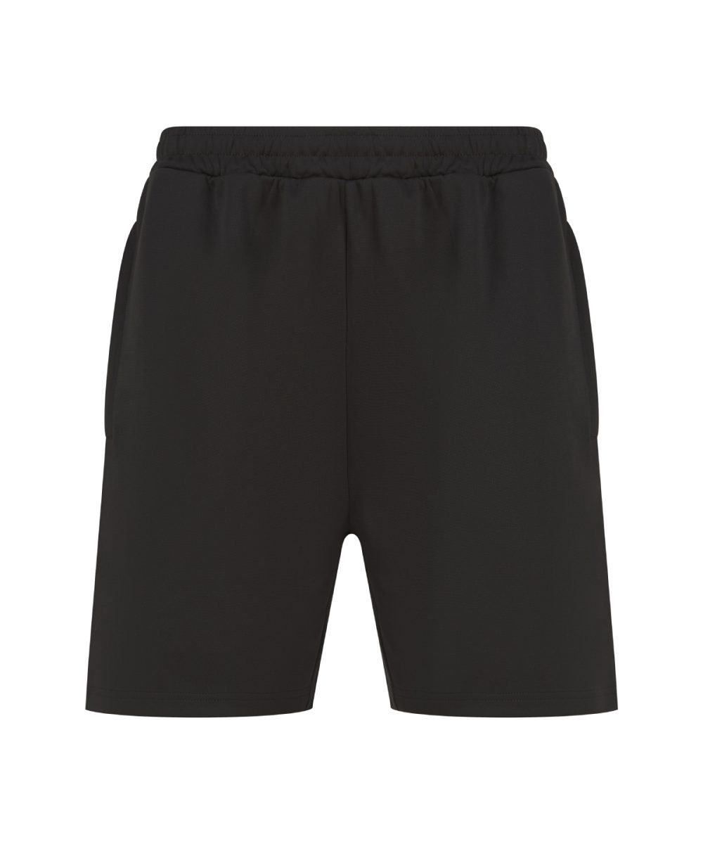 Black Kids knitted shorts with zip pockets