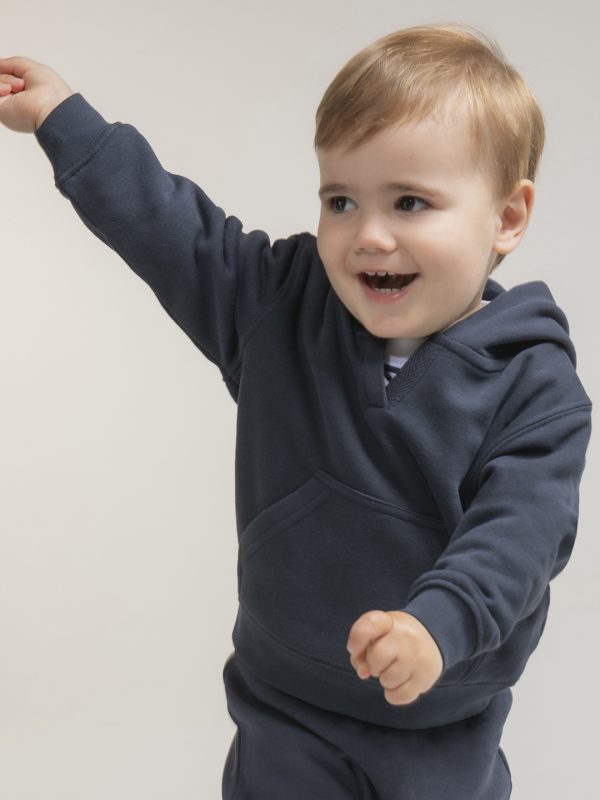 Toddler hooded sweatshirt with kangaroo pocket