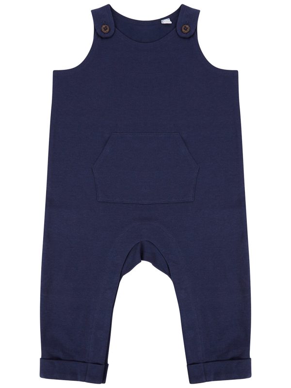 Navy Organic cotton dungaree