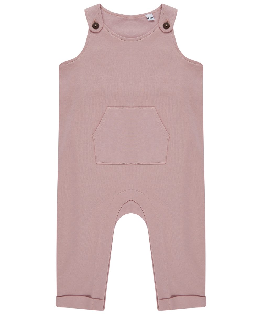 Soft Pink Organic cotton dungaree