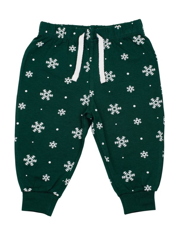 Bottle/White Snowflakes Lounge pants