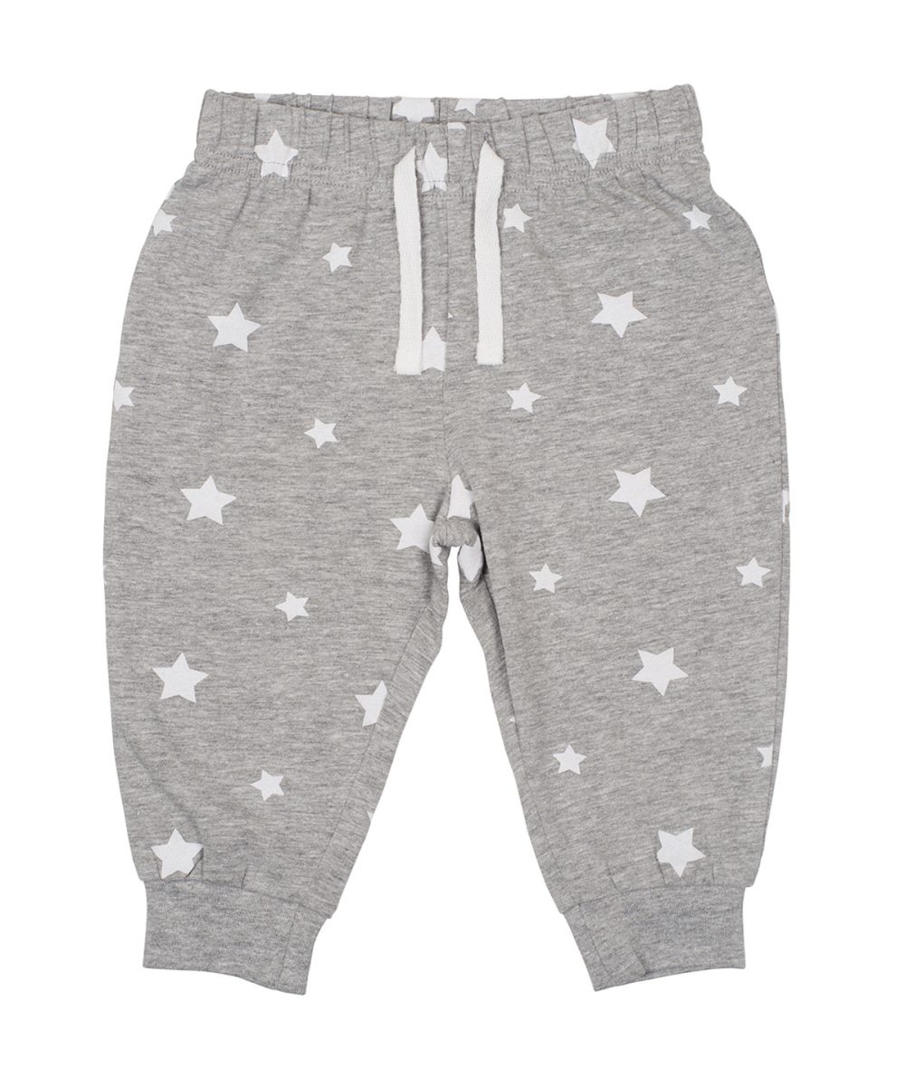 Heather Grey/White Stars Lounge pants