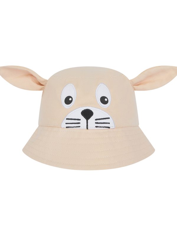 Light Brown Bunny Character bucket hat