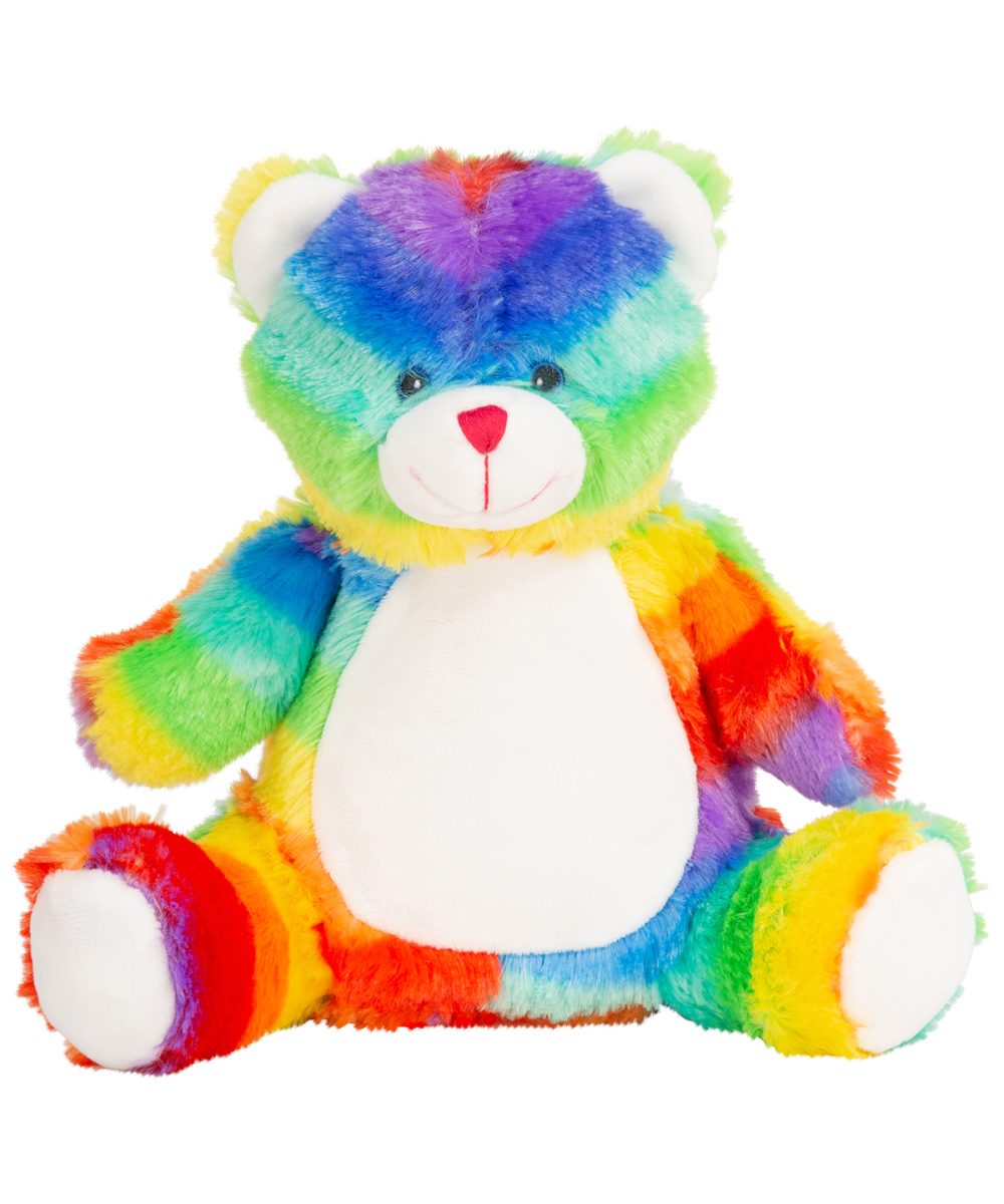 Rainbow Bear Multi Printme mini teddy