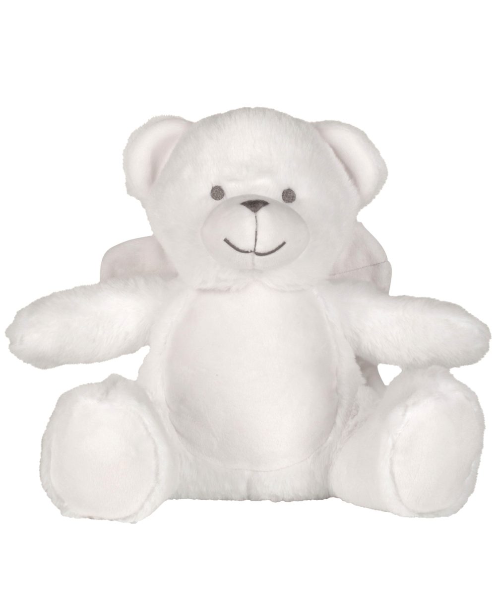 White Angel Bear Printme mini teddy