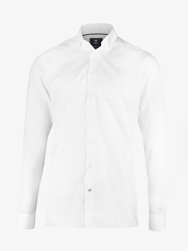 White Portland modern fit – super non-iron business shirt