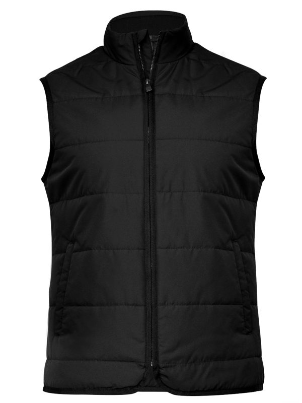 Black Hudson – horizontal quilted gilet