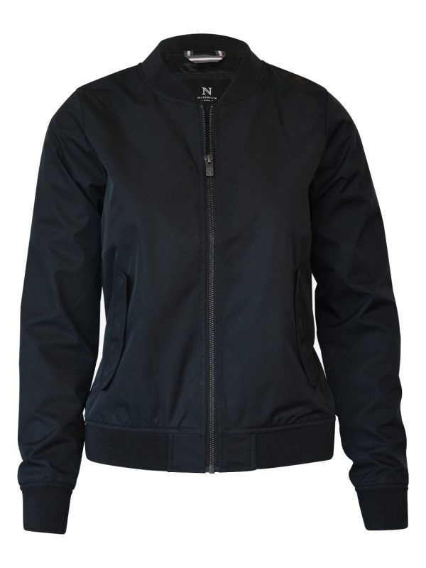 Dark Navy Women’s Bleecker – authentic bomber jacket