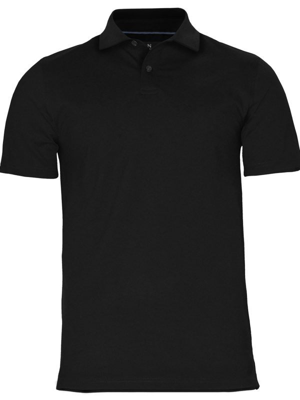 Black Princeton - Stretch deluxe cutaway polo