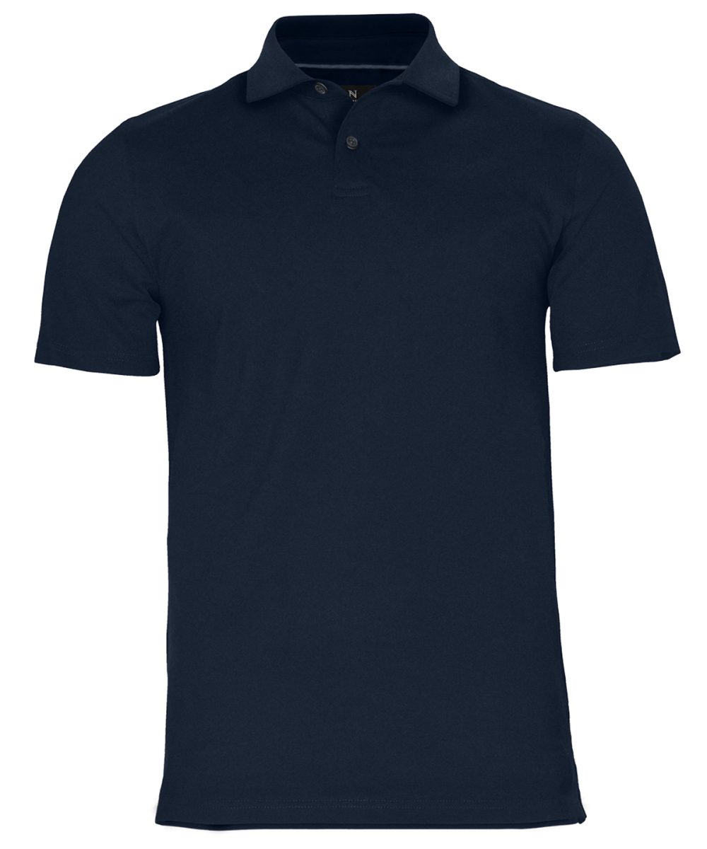 Dark Navy Princeton - Stretch deluxe cutaway polo