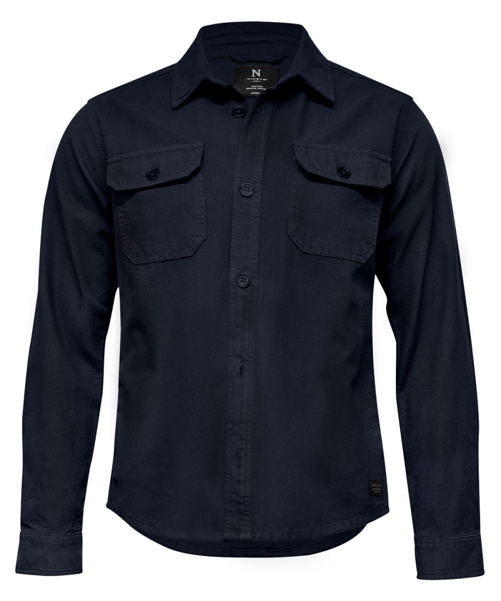 Navy Napa unisex – versatile overshirt