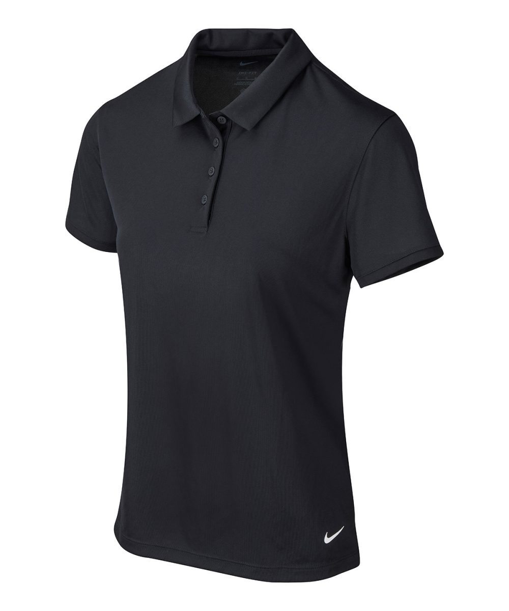 Black/White Women’s Nike victory solid polo