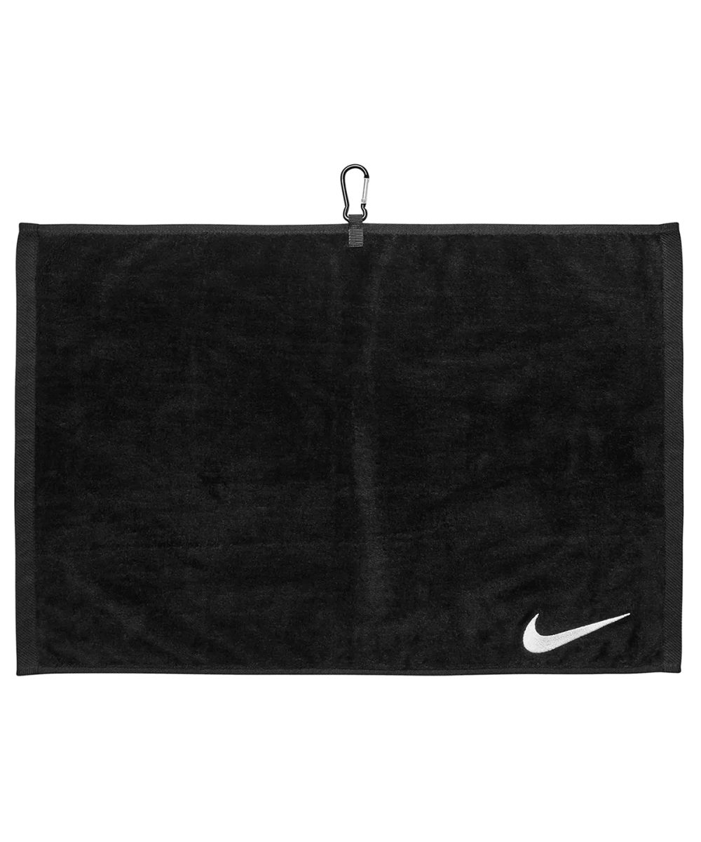 Black/White Nike performance golf towel