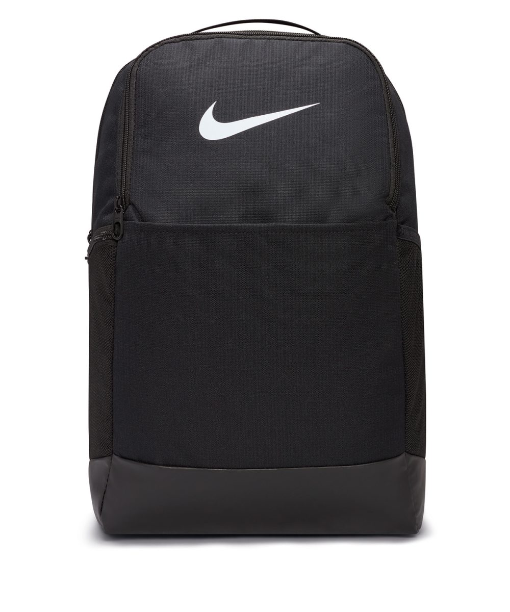 Black/Black/White Nike Brasilia backpack (24 litre)