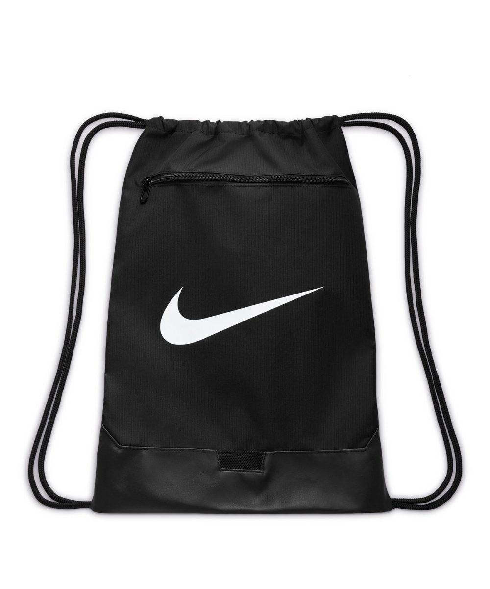 Black/Black/White Nike Brasilia drawstring (18 litre)