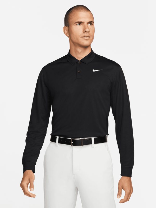 Nike Dri-FIT Victory solid long sleeve polo