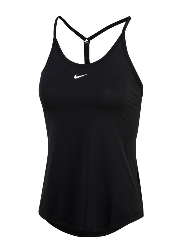 Black/White Women’s Nike One Dri-FIT Elastika standard fit tank