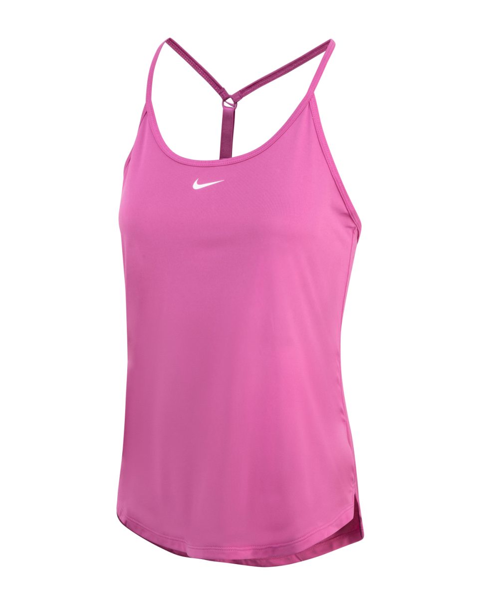 Cosmic Fuchsia/White Women’s Nike One Dri-FIT Elastika standard fit tank