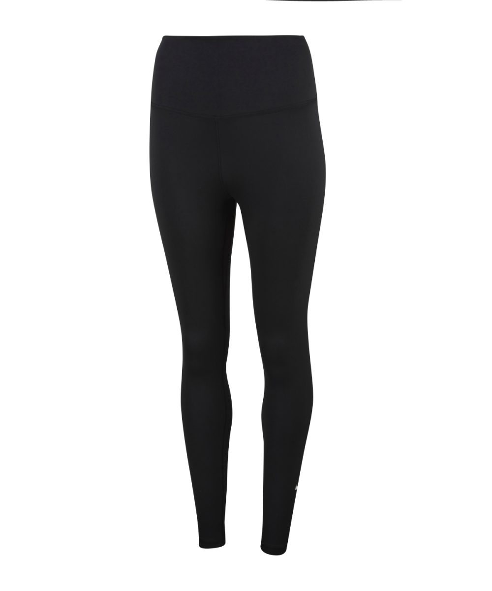 Black/White Women’s Nike One Dri-FIT high-rise leggings