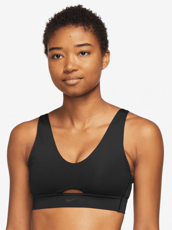 Women’s Nike Dri-FIT indy plunge cutout bra