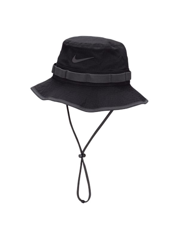 Black/ Anthracite/ Anthracite Nike Dri-FIT Apex bucket hat