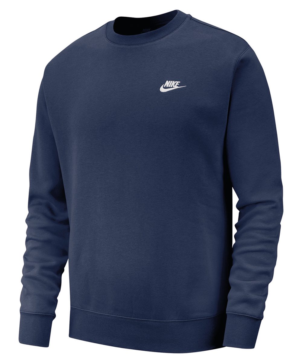 Midnight Navy/White Nike Club crew