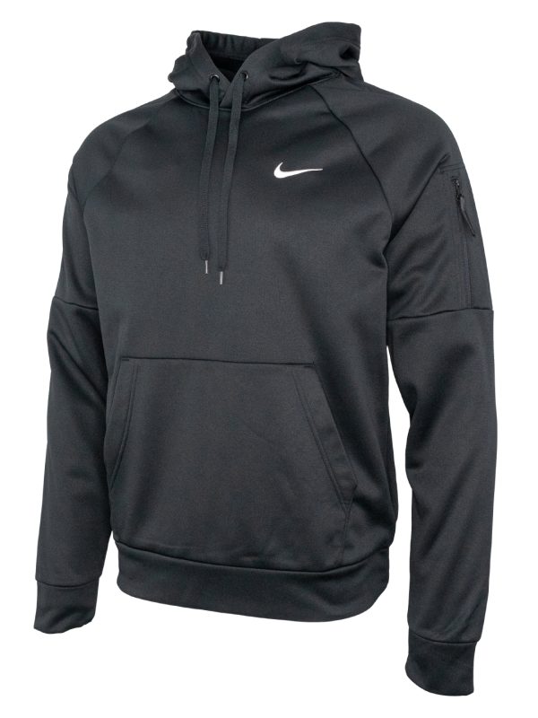 Black/Black/White Nike men’s pullover fitness hoodie