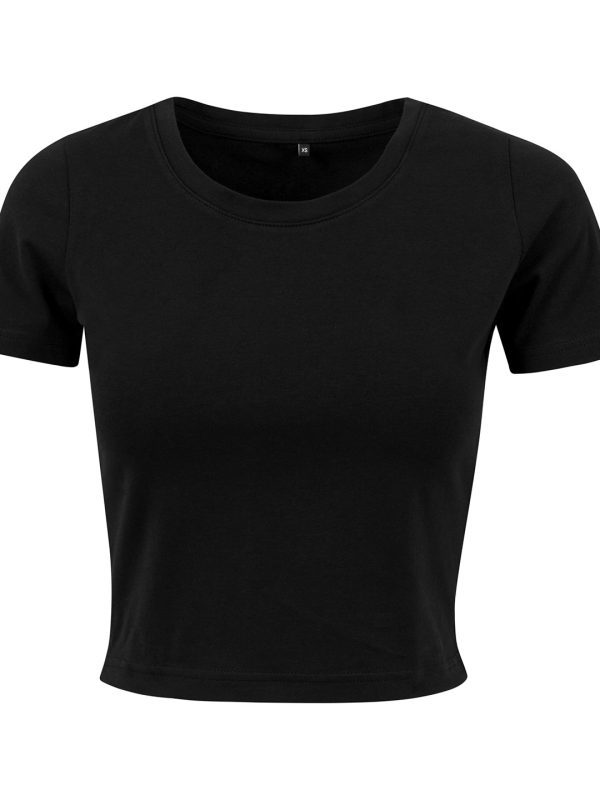 Black Women’s cropped tee