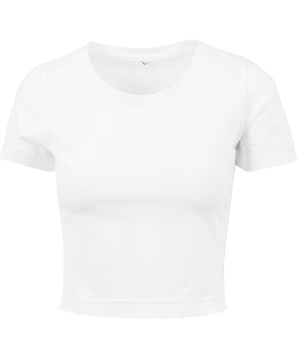 White Women’s cropped tee