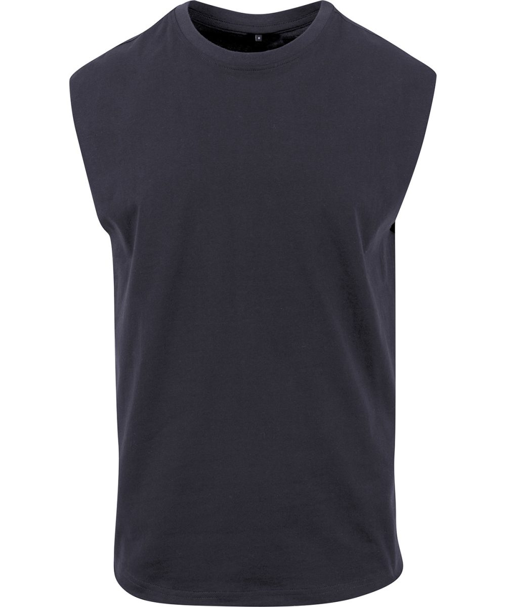 Navy Sleeveless tee