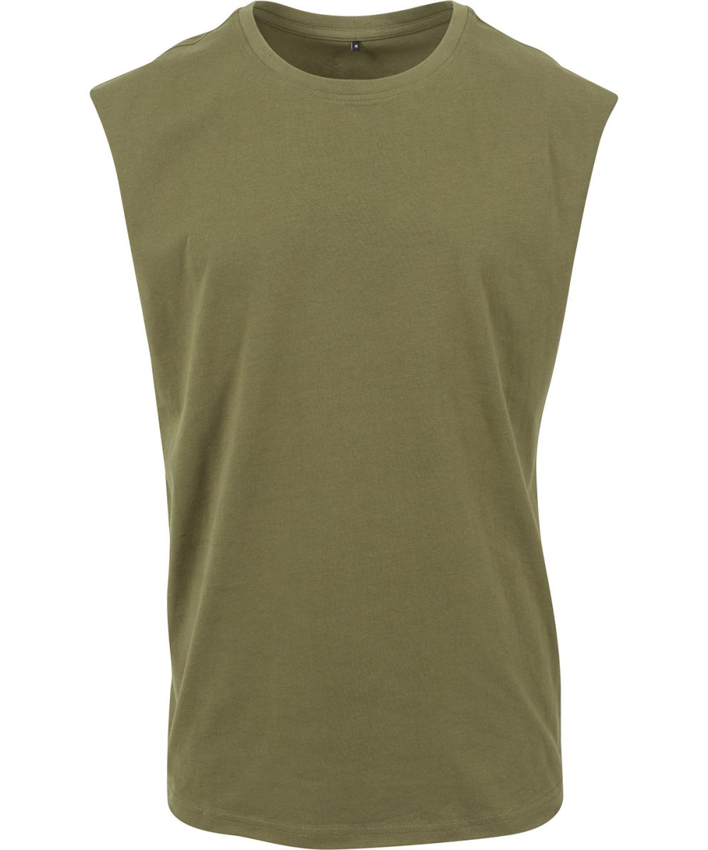 Olive Sleeveless tee