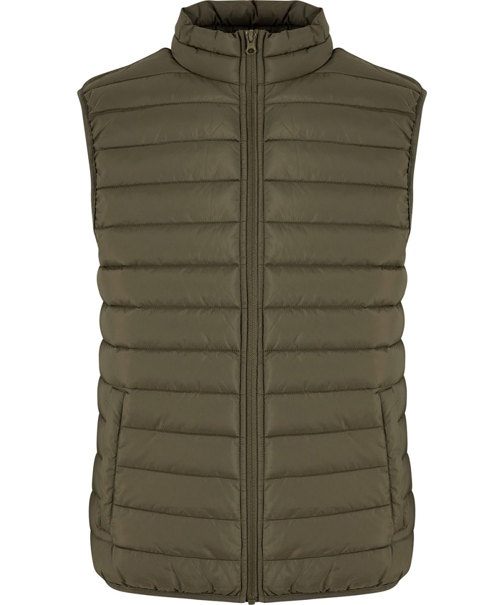 Olive Light puffer vest