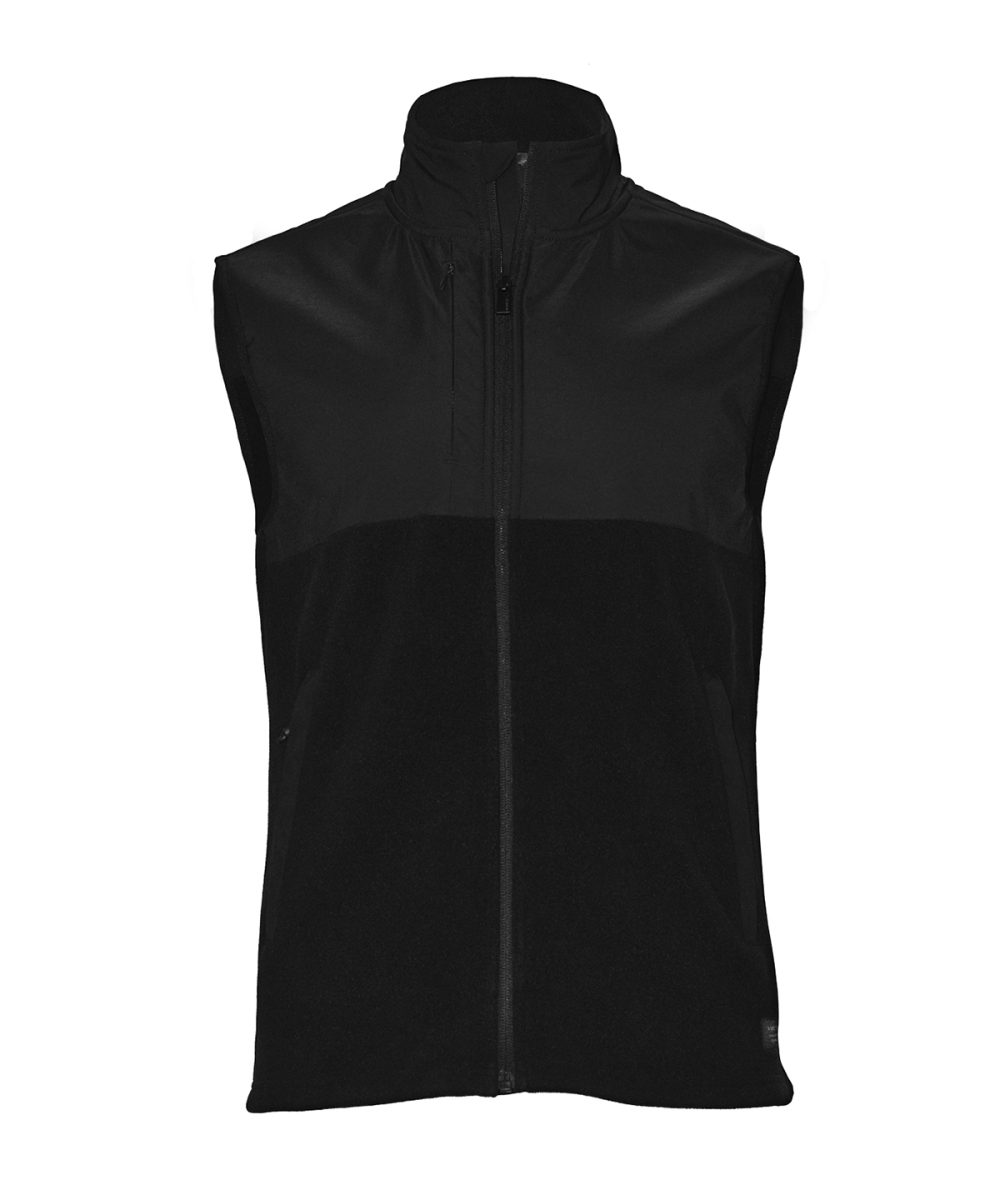 Black Highland - Fashionable yoke fleece vest