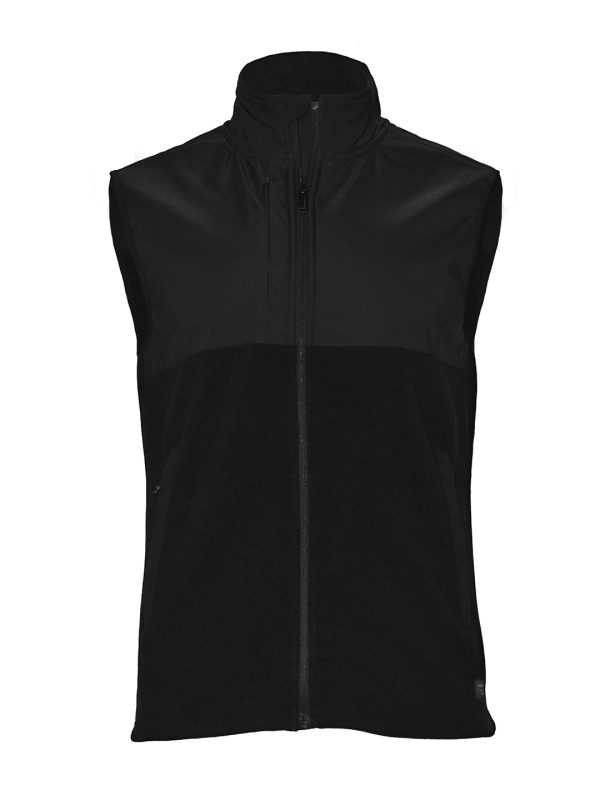 Black Highland - Fashionable yoke fleece vest