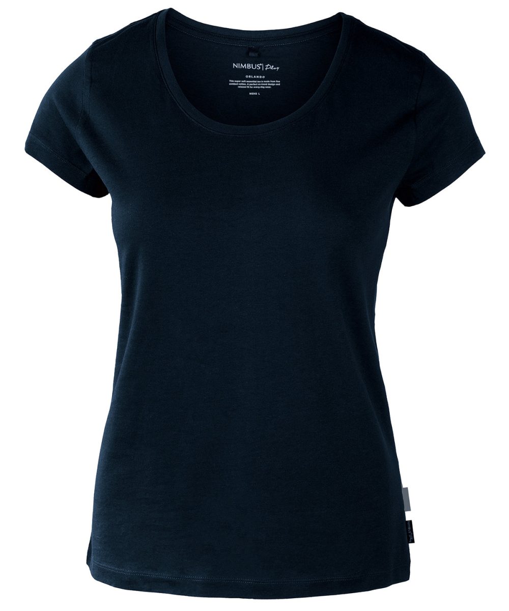 Navy Women’s Orlando – soft round neck t-shirt