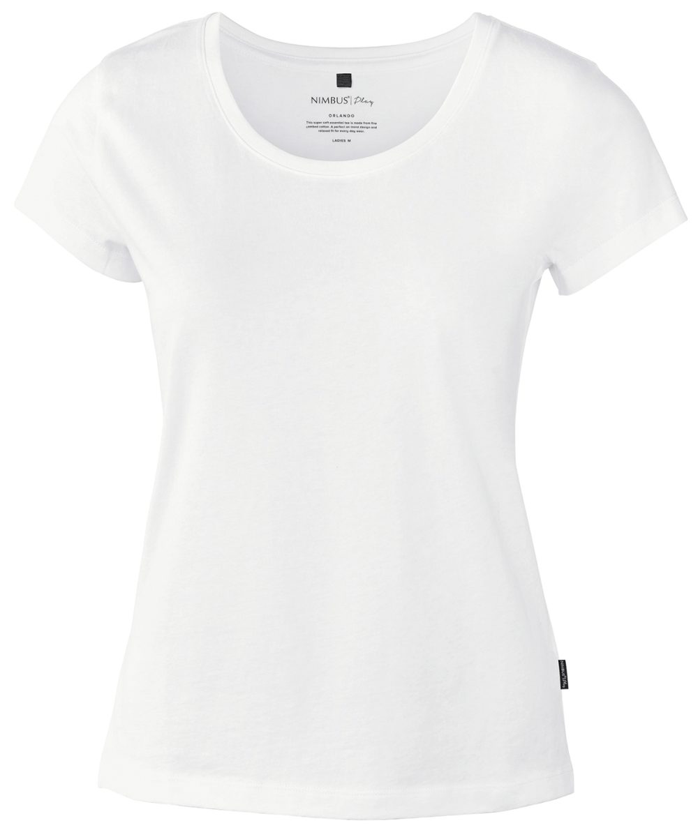 White Women’s Orlando – soft round neck t-shirt