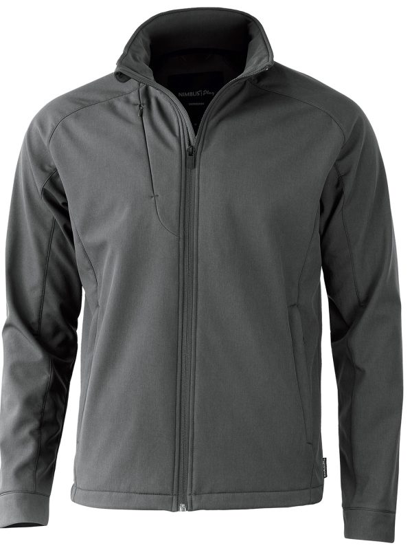 Grey Melange Livingston – 4-way stretch softshell