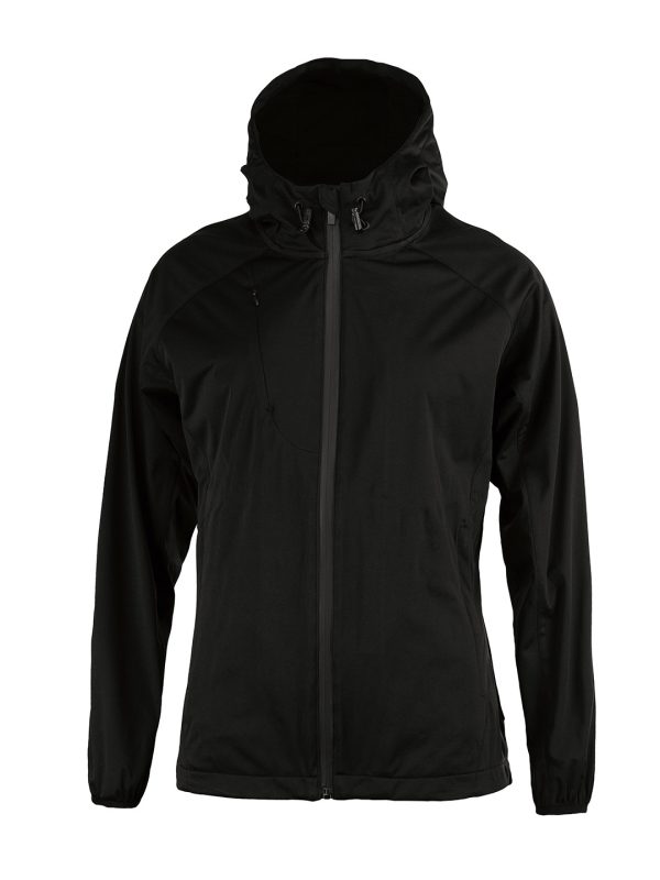 Black Women’s Fargo – functional hooded softshell