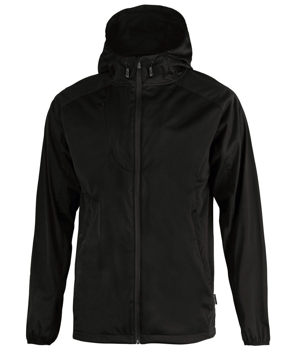 Black Fargo – functional hooded softshell