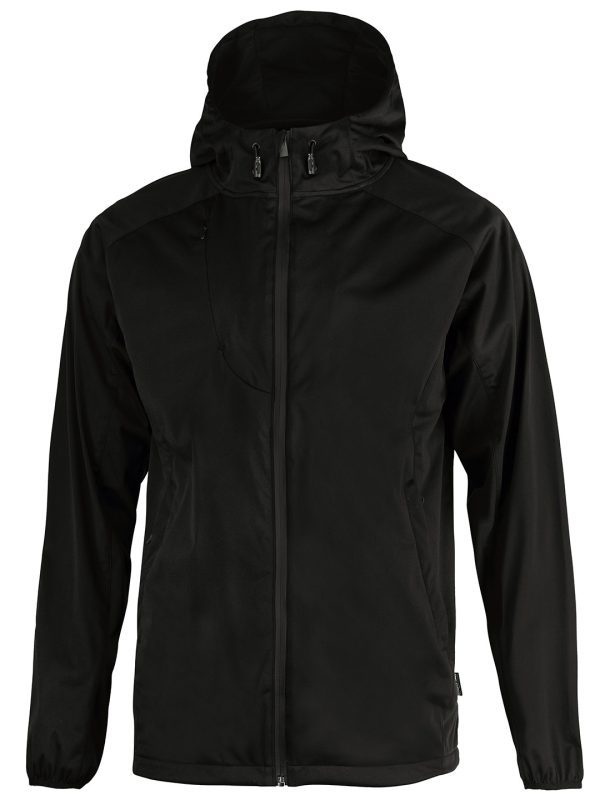 Black Fargo – functional hooded softshell