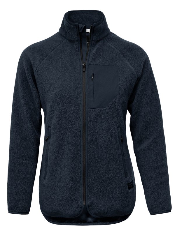 Dark Navy Women’s Timberlake – modern sherpa fleece