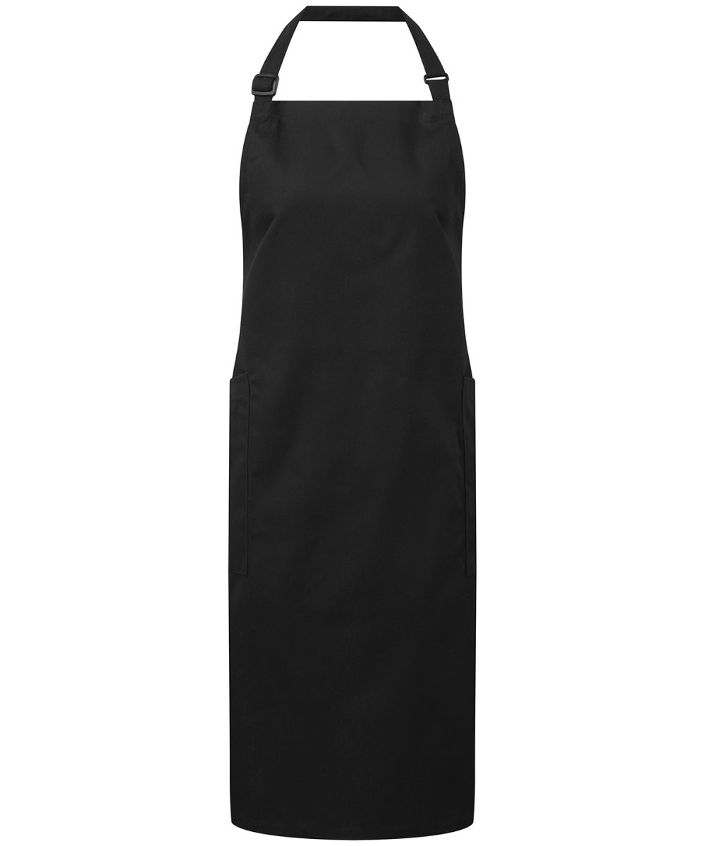 Black Recycled Polyester & Organic Cotton Apron