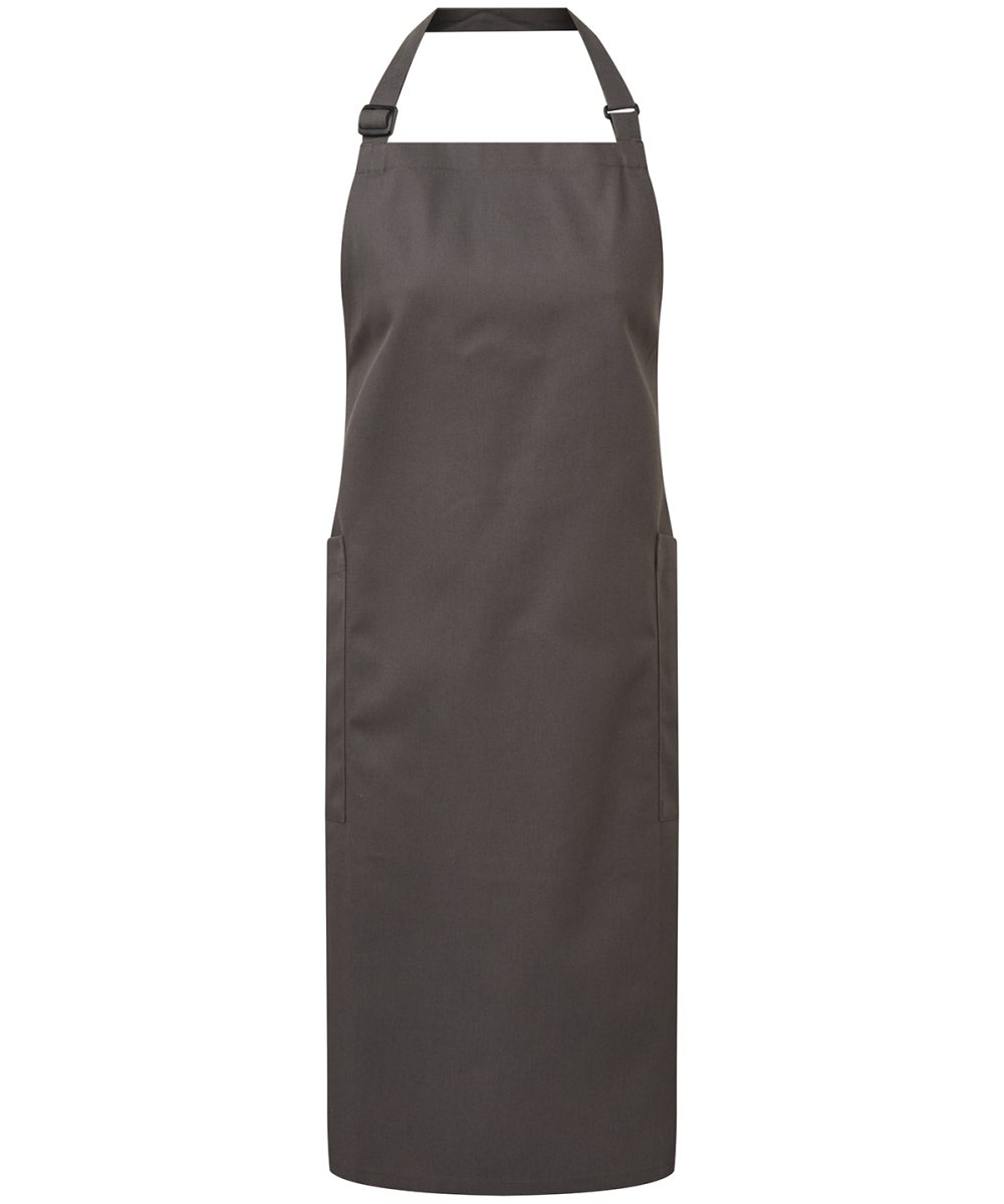 Dark Grey Recycled Polyester & Organic Cotton Apron