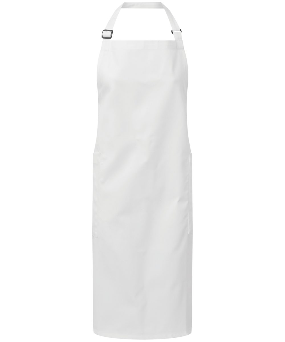 White Recycled Polyester & Organic Cotton Apron