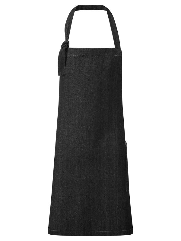 Black Denim ‘Regenerate’ Bib Apron